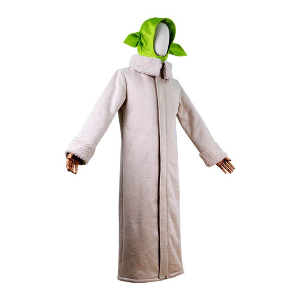 Baby Yoda Cosplay Costume Robe Hat Outfits Carnival Suit - Ecosfun
