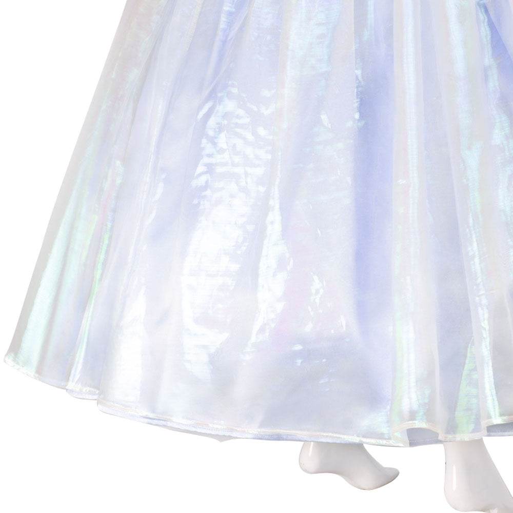 Wicked Glinda Women Blue Dress Outfit Carnival Halloween Cosplay Costume - Ecosfun