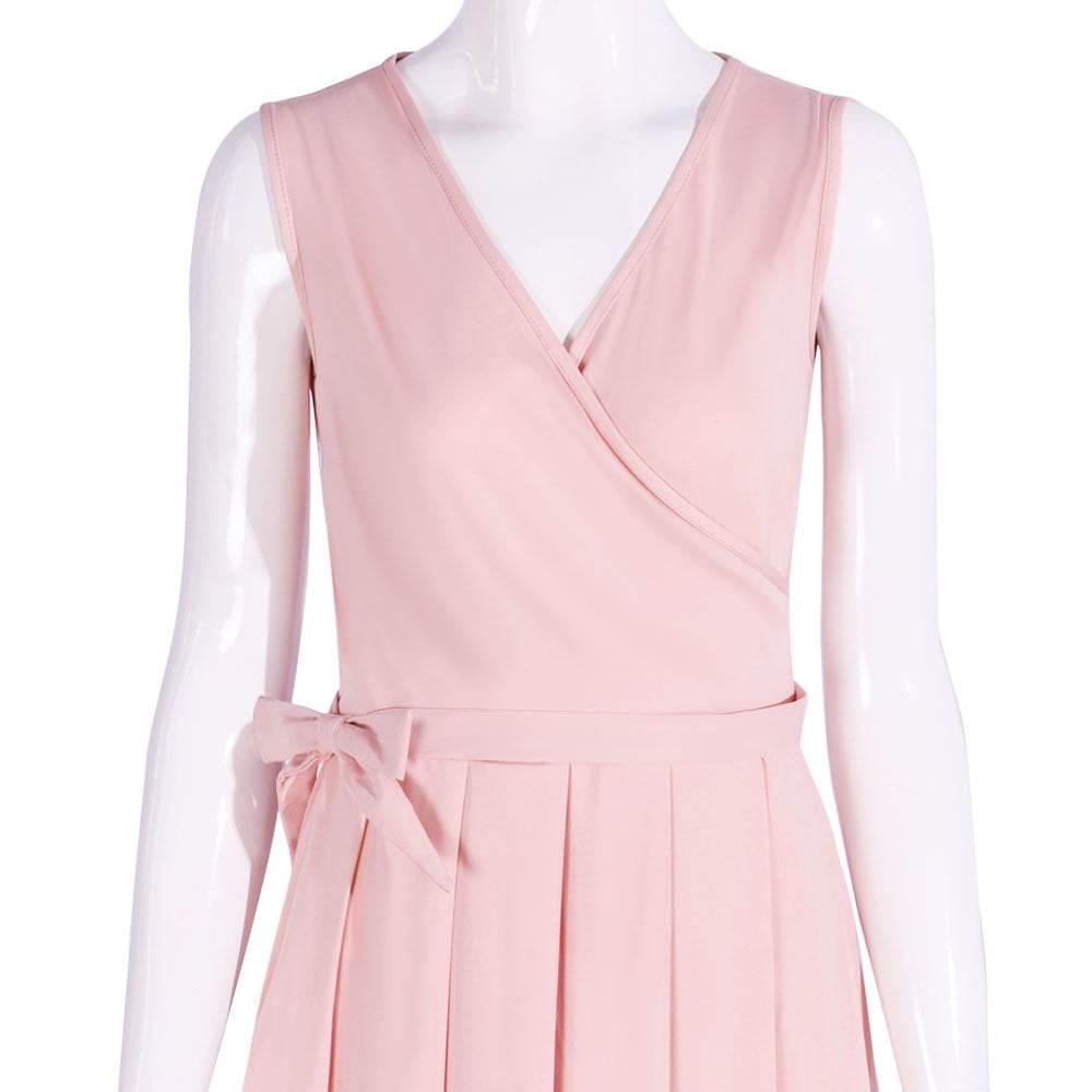 Wicked Glinda Pink Women Short Dress Outfit Carnival Cosplay Costume - Ecosfun