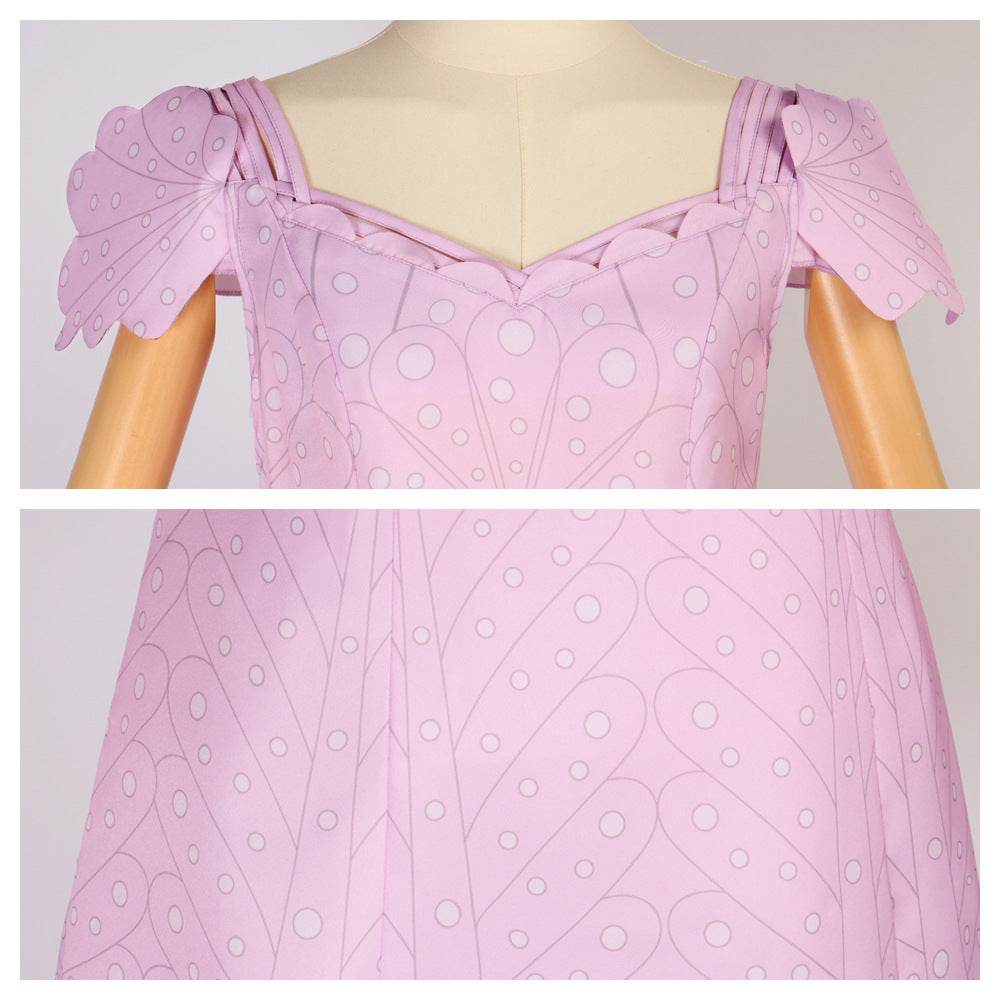 Wicked Glinda Women Pink Short Dress Outfit Carnival Cosplay Costume - Ecosfun