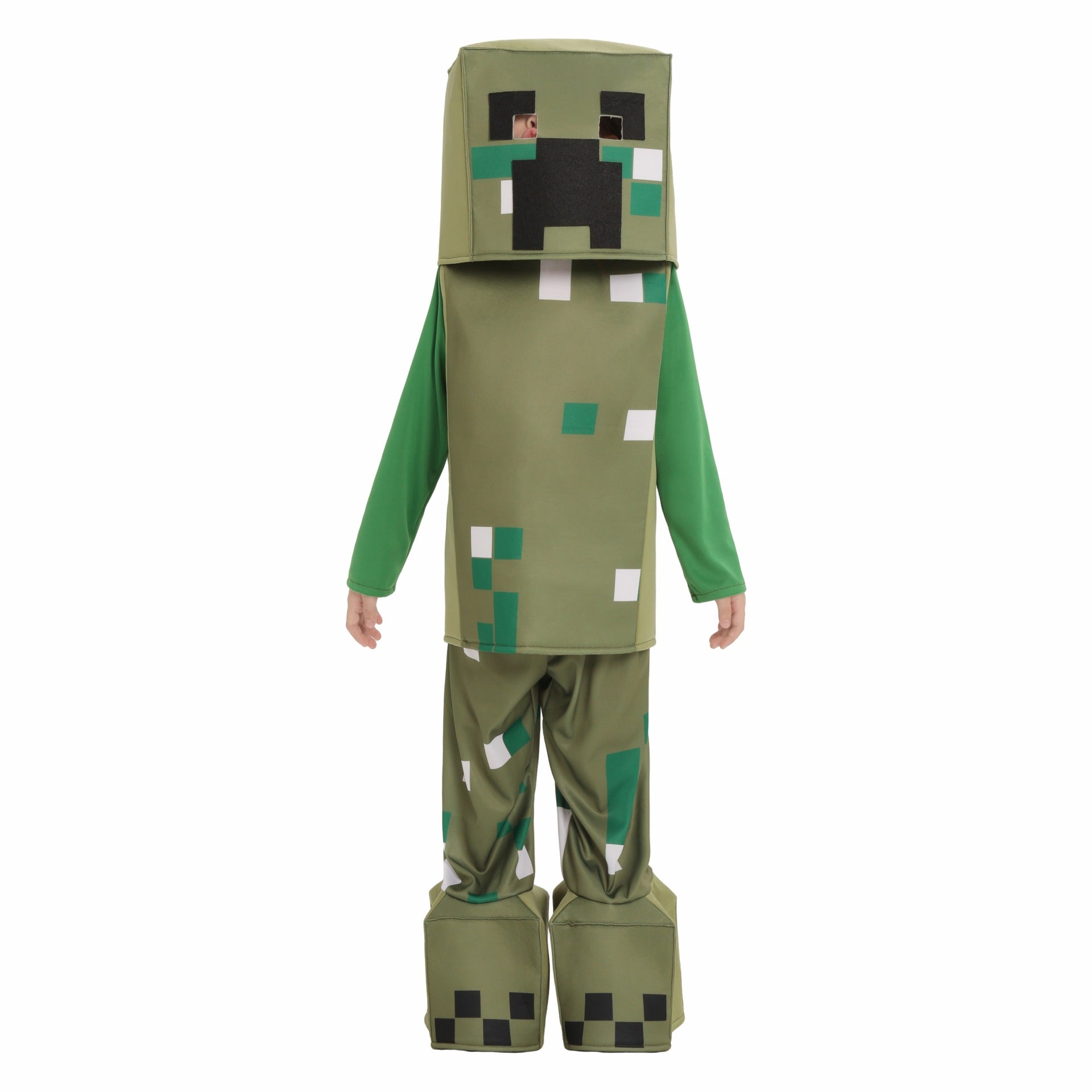 Un disfraz de película de Minecraft MC para niños para Halloween