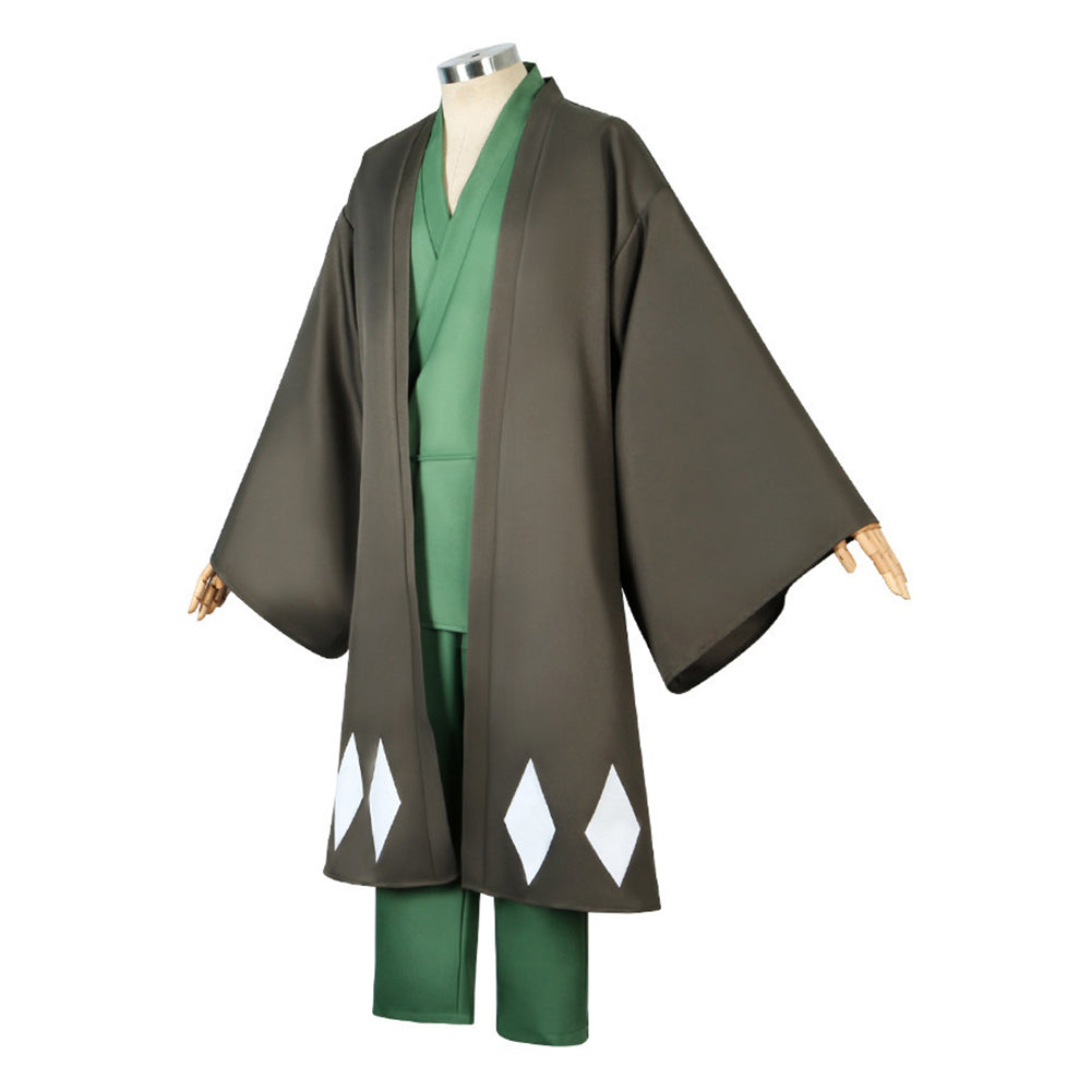 Disfraz de cosplay completo de Bleach Urahara Kisuke con sombrero