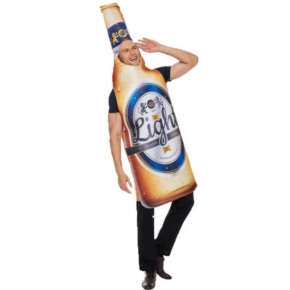 Adult beer bottle Oktoberfest Funny Novelty Halloween Cosplay Costume - Ecosfun