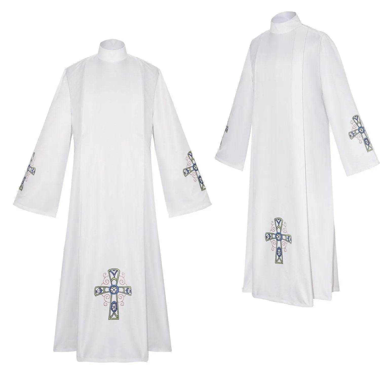 Blue Cross Priests Uniform Carnival Cosplay Costume For Adult - Ecosfun