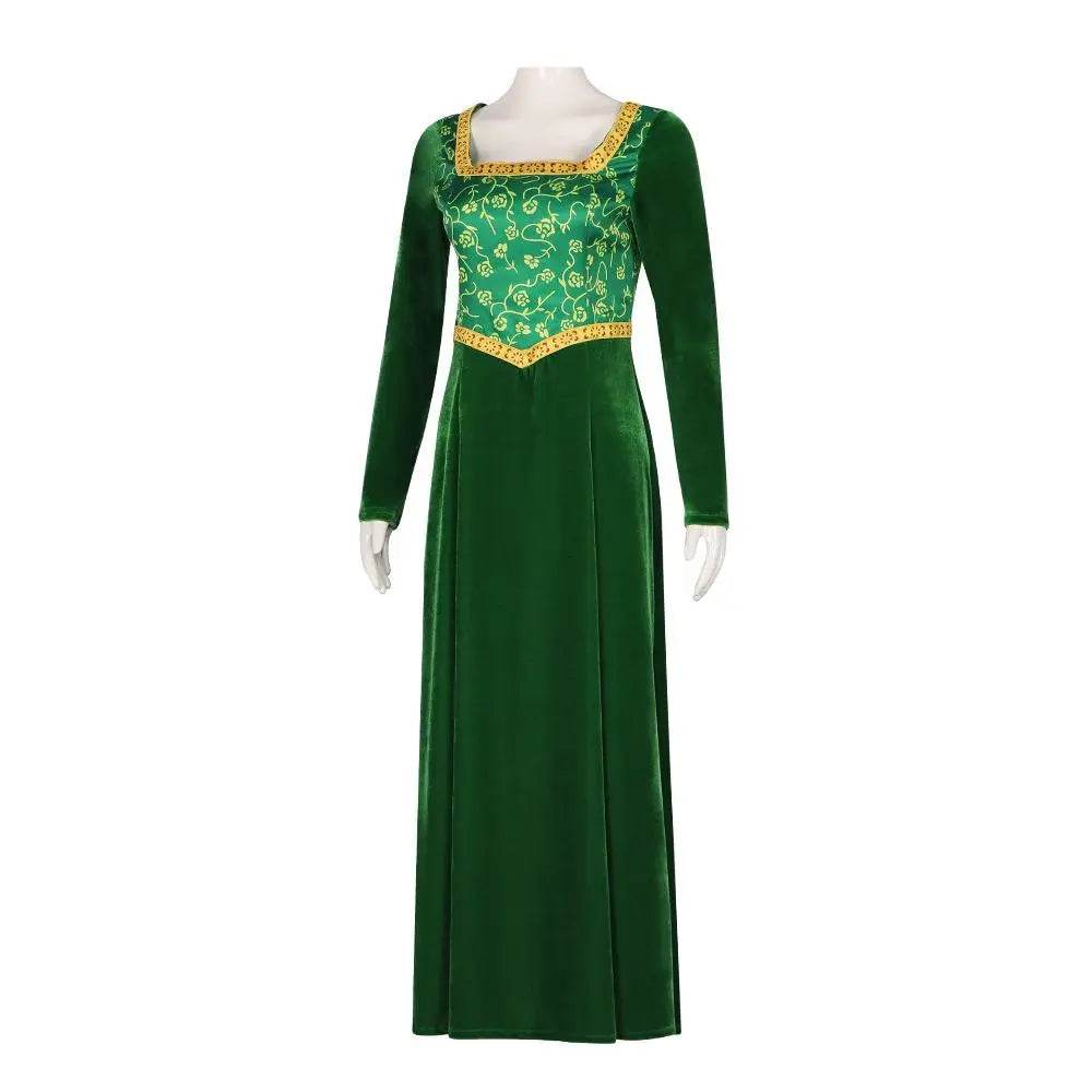 Shrek-Fiona Princess Dress Costume Outfits Cosplay Halloween Carnival Suit - Ecosfun