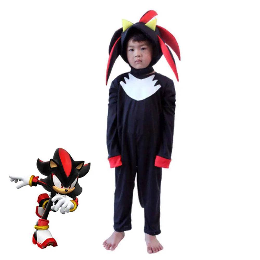 Sonic The Hedgehog Shadow Cosplay Costumes Jumpsuit - Ecosfun