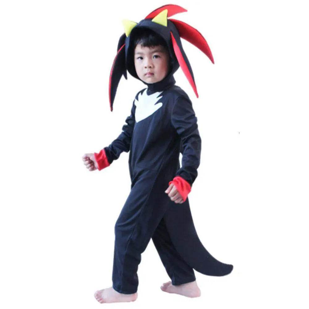 Sonic The Hedgehog Shadow Cosplay Costumes Jumpsuit - Ecosfun