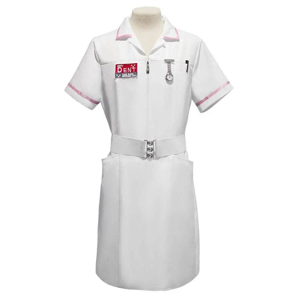 The Dark Knight Joker Cosplay Costume Nurse Uniform Set Adult Halloween Dress Set - Ecosfun