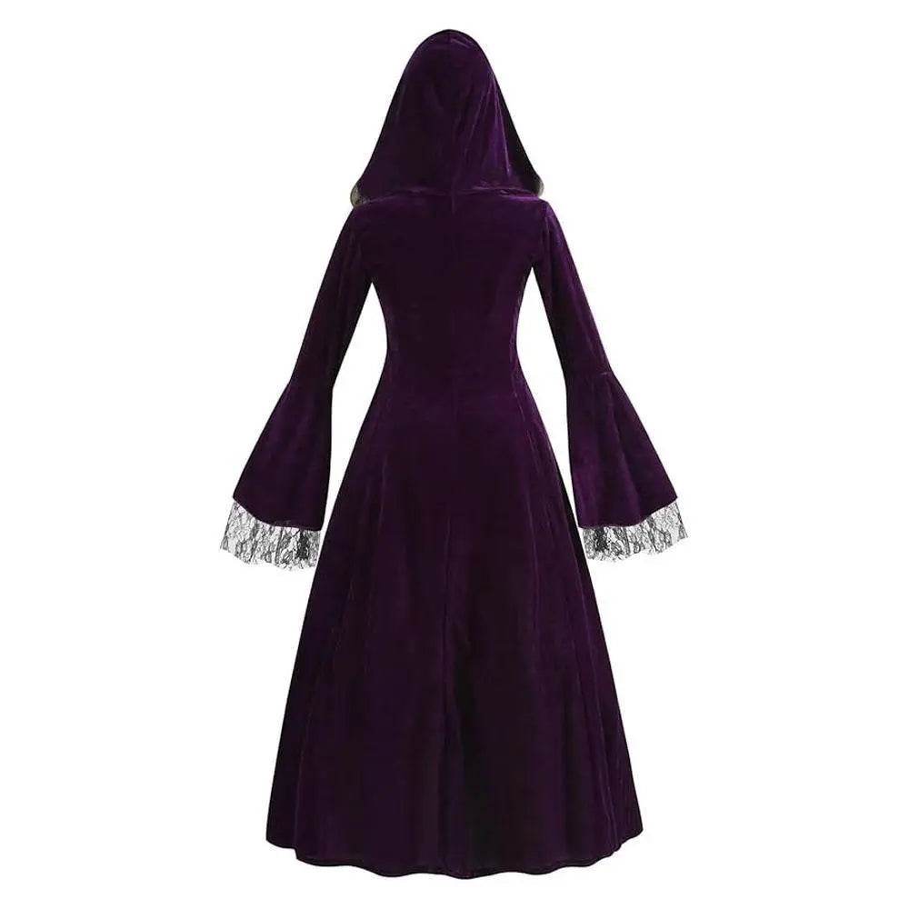 Womens Medieval Renaissance Costume Plus Size Medieval Role Play Dress - Ecosfun