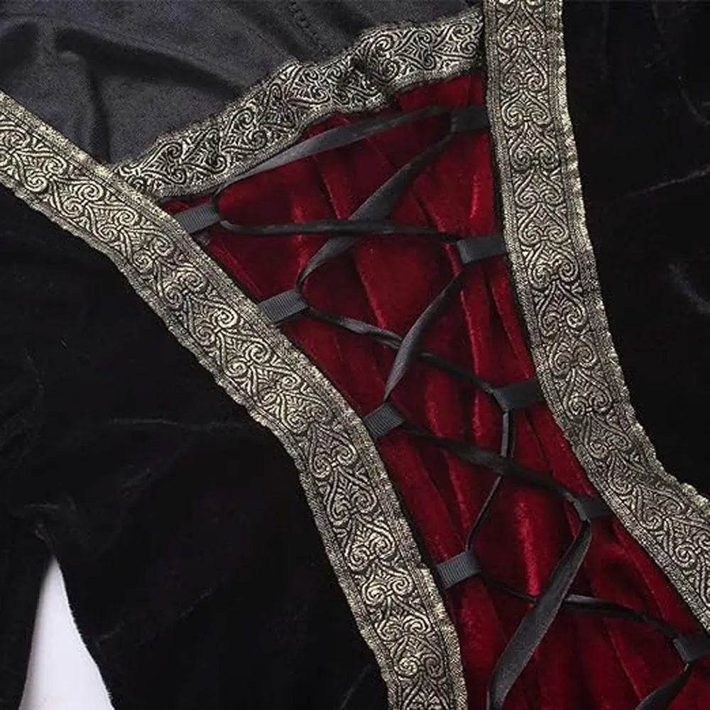 Womens Medieval Renaissance Costume Plus Size Medieval Role Play Dress - Ecosfun