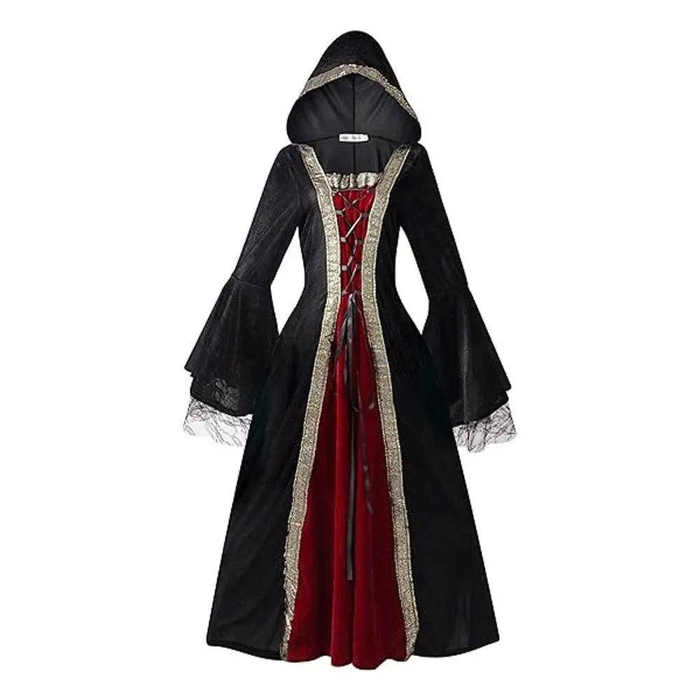Womens Medieval Renaissance Costume Plus Size Medieval Role Play Dress - Ecosfun