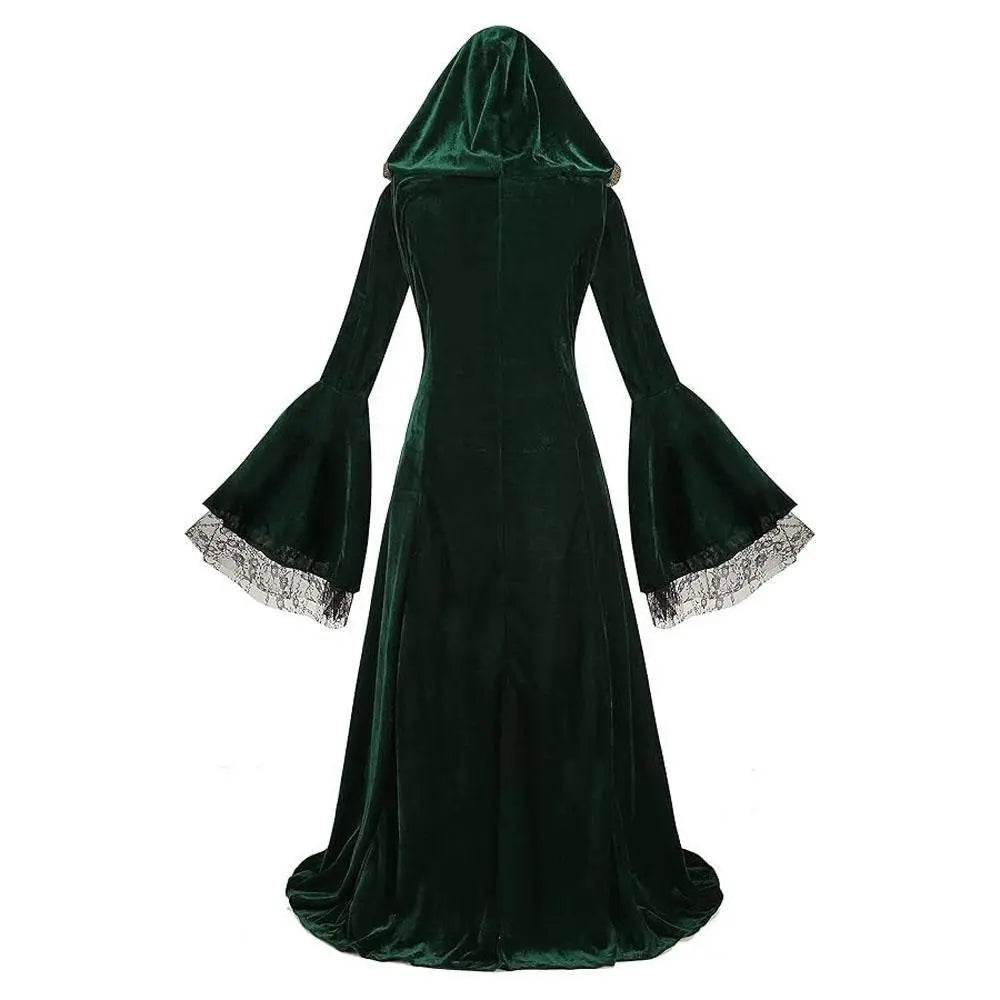 Womens Medieval Renaissance Costume Plus Size Medieval Role Play Dress - Ecosfun