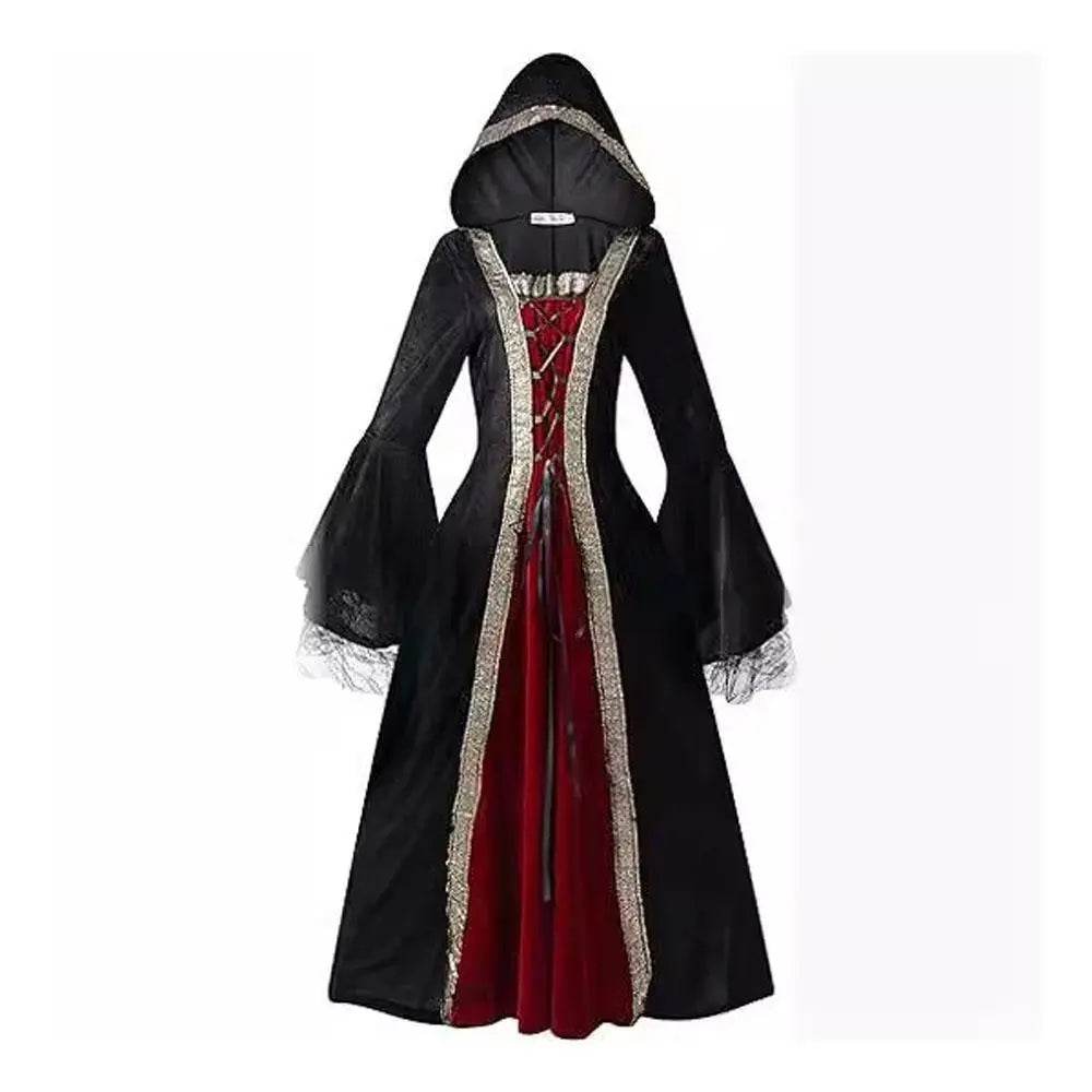 Womens Medieval Renaissance Costume Plus Size Medieval Role Play Dress - Ecosfun