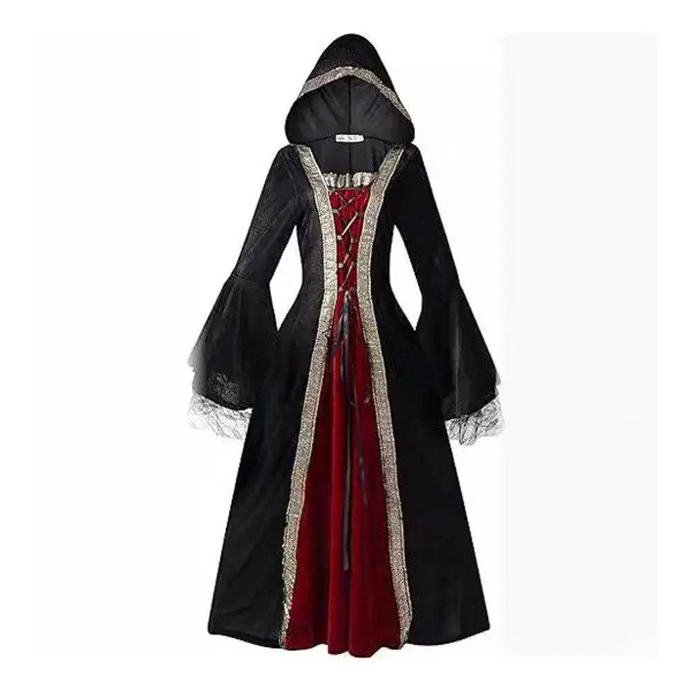 Womens Medieval Renaissance Costume Plus Size Medieval Role Play Dress - Ecosfun