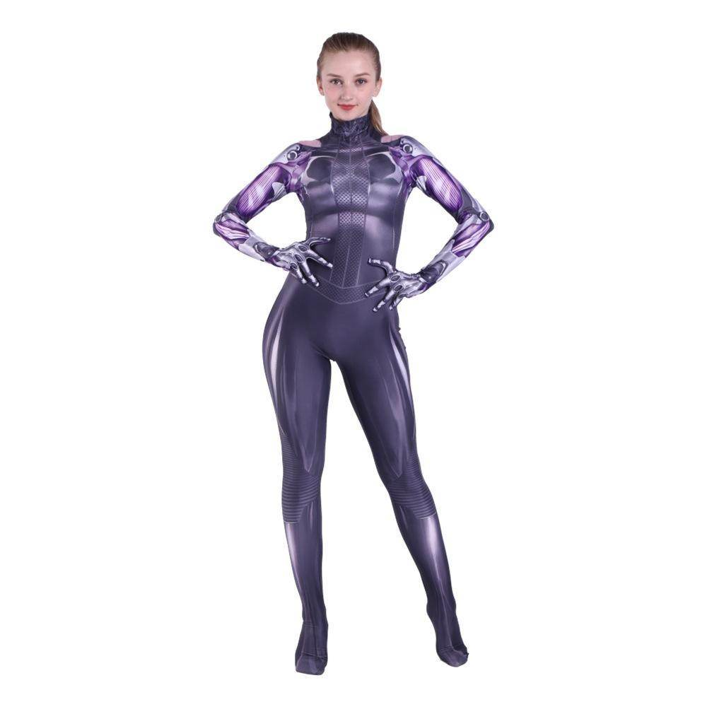 Alita Battle Angel 3D Print Cosplay Costume Adult Kids Jumpsuit for Parties Photoshoots - Ecosfun