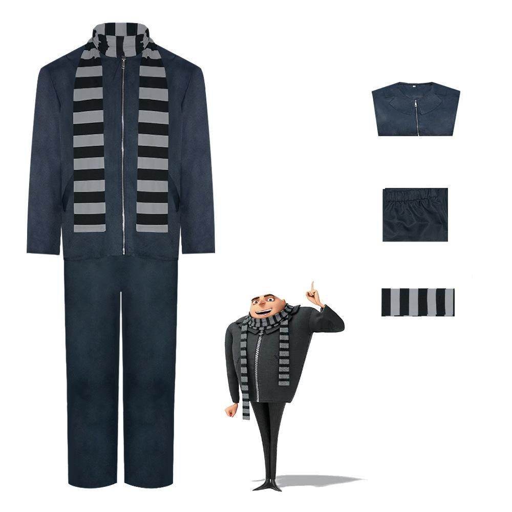 Deluxe Despicable Me Gru Costume for Men Adult Party Halloween - Ecosfun
