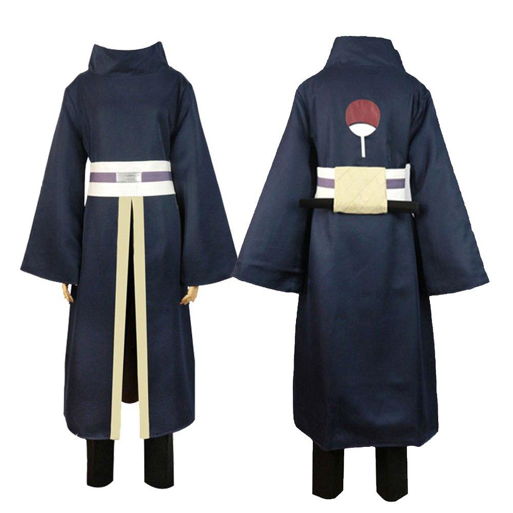 Disfraz de Halloween de Naruto Shippuden Uchiha con traje de la organización Tsutoaki cosplay