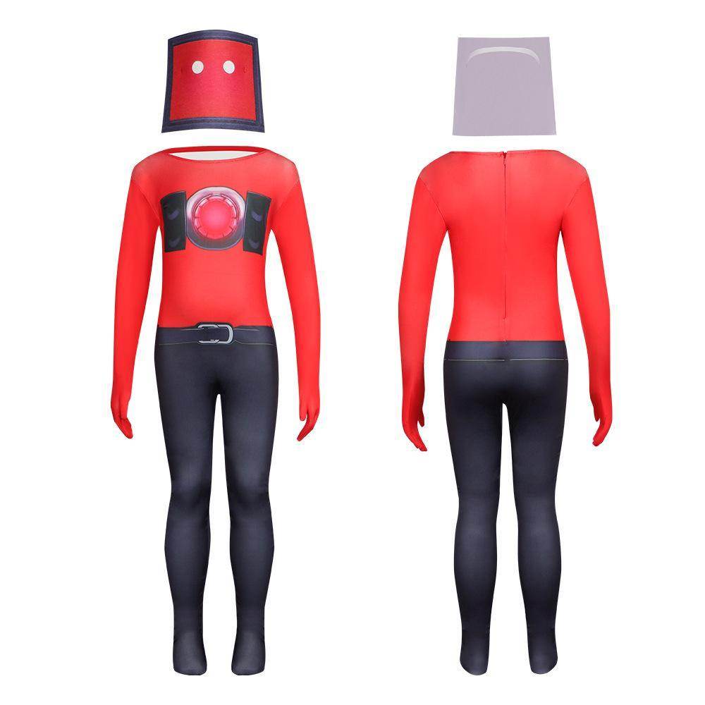 Skibidi Toilet Game Kids Cosplay Costume Jumpsuit Halloween Carnival Suit - Ecosfun