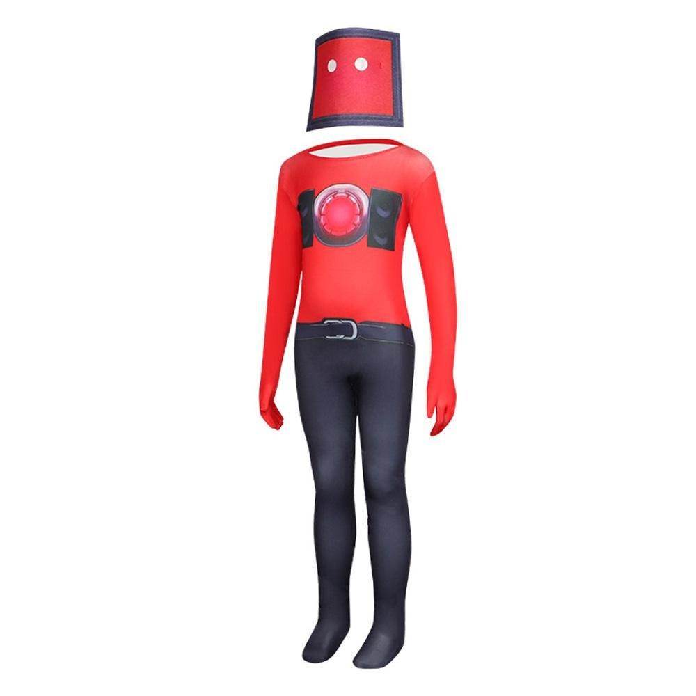 Skibidi Toilet Game Kids Cosplay Costume Jumpsuit Halloween Carnival Suit - Ecosfun