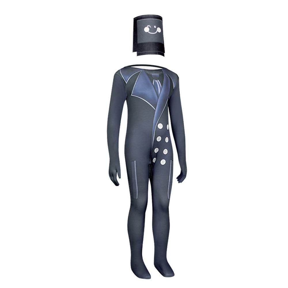 Skibidi Toilet Game Kids Cosplay Costume Jumpsuit Halloween Carnival Suit - Ecosfun