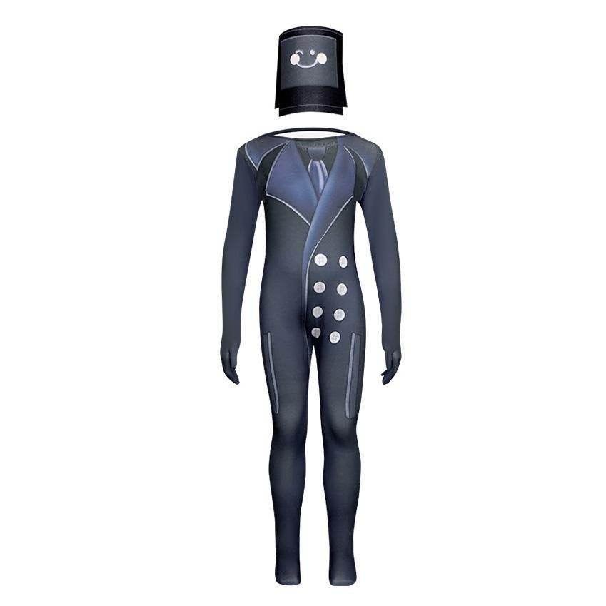 Skibidi Toilet Game Kids Cosplay Costume Jumpsuit Halloween Carnival Suit - Ecosfun