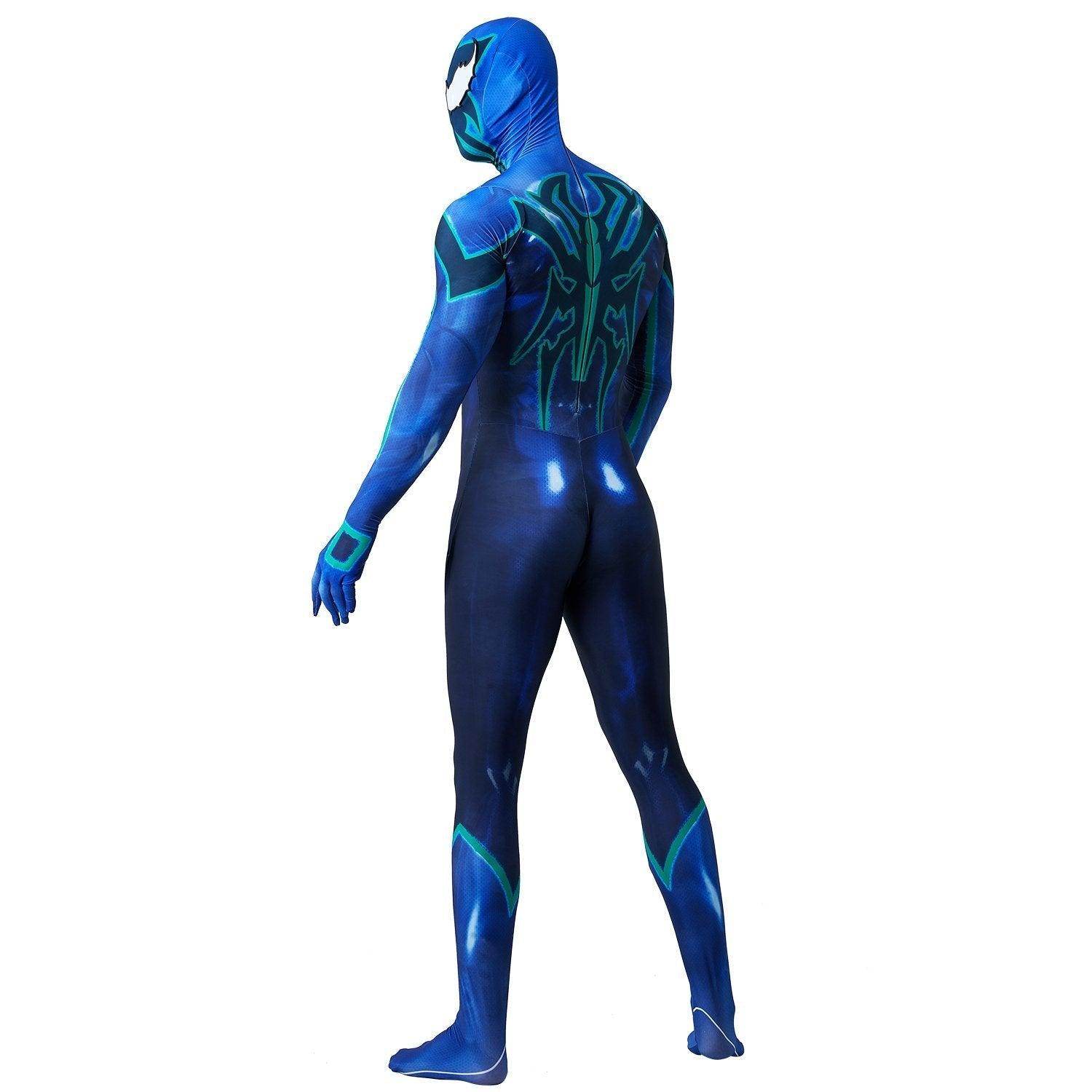 Vibrant Blue Spider-Man Peter Parker Cosplay Jumpsuit Costume New Fashion Superhero Suit - Ecosfun