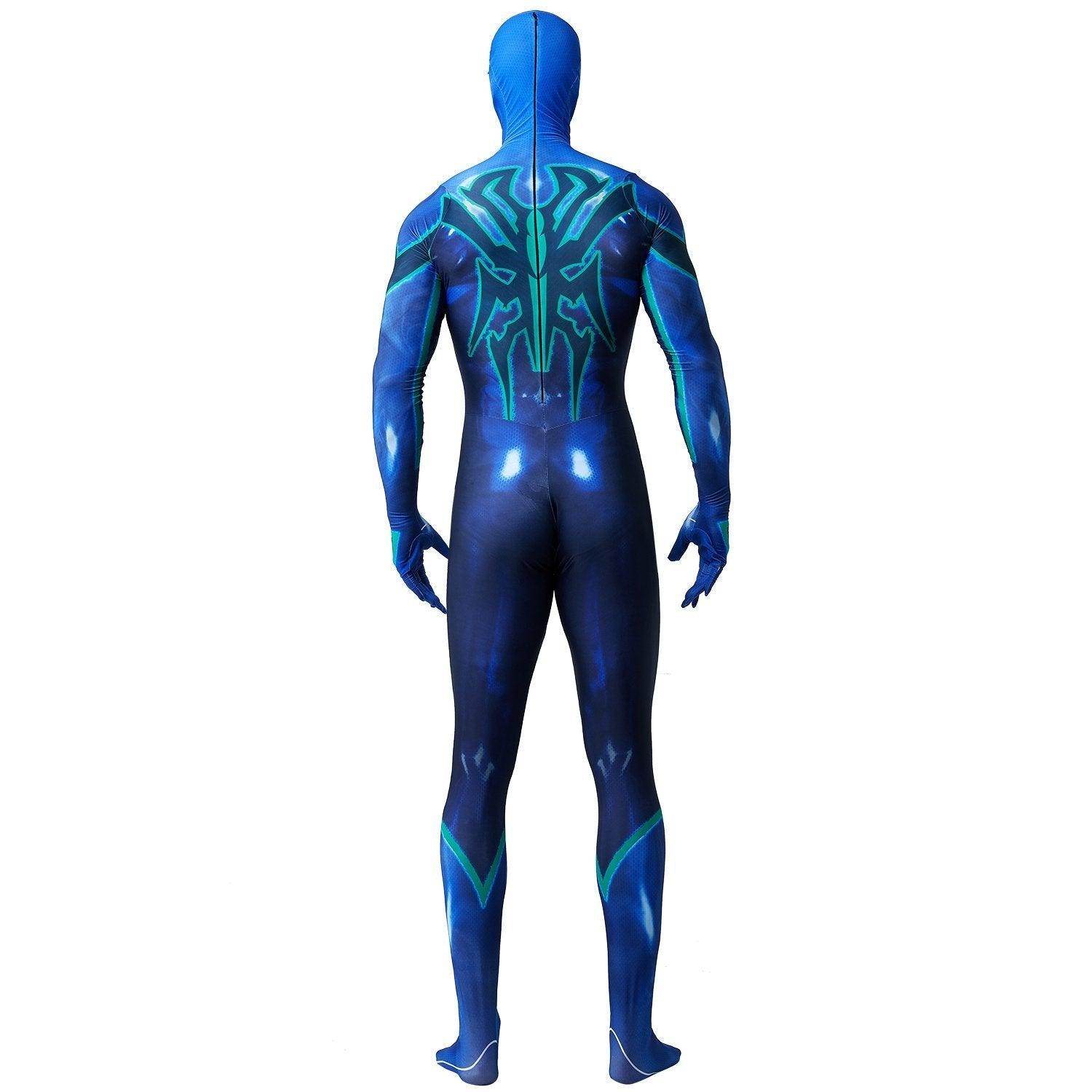 Vibrant Blue Spider-Man Peter Parker Cosplay Jumpsuit Costume New Fashion Superhero Suit - Ecosfun