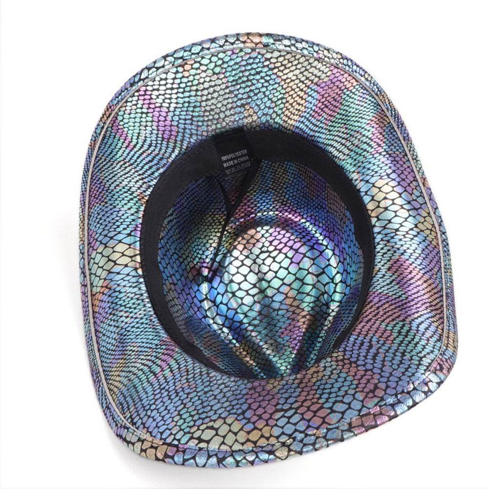 Western cowboy hat men's retro sequined Party dance - Ecosfun
