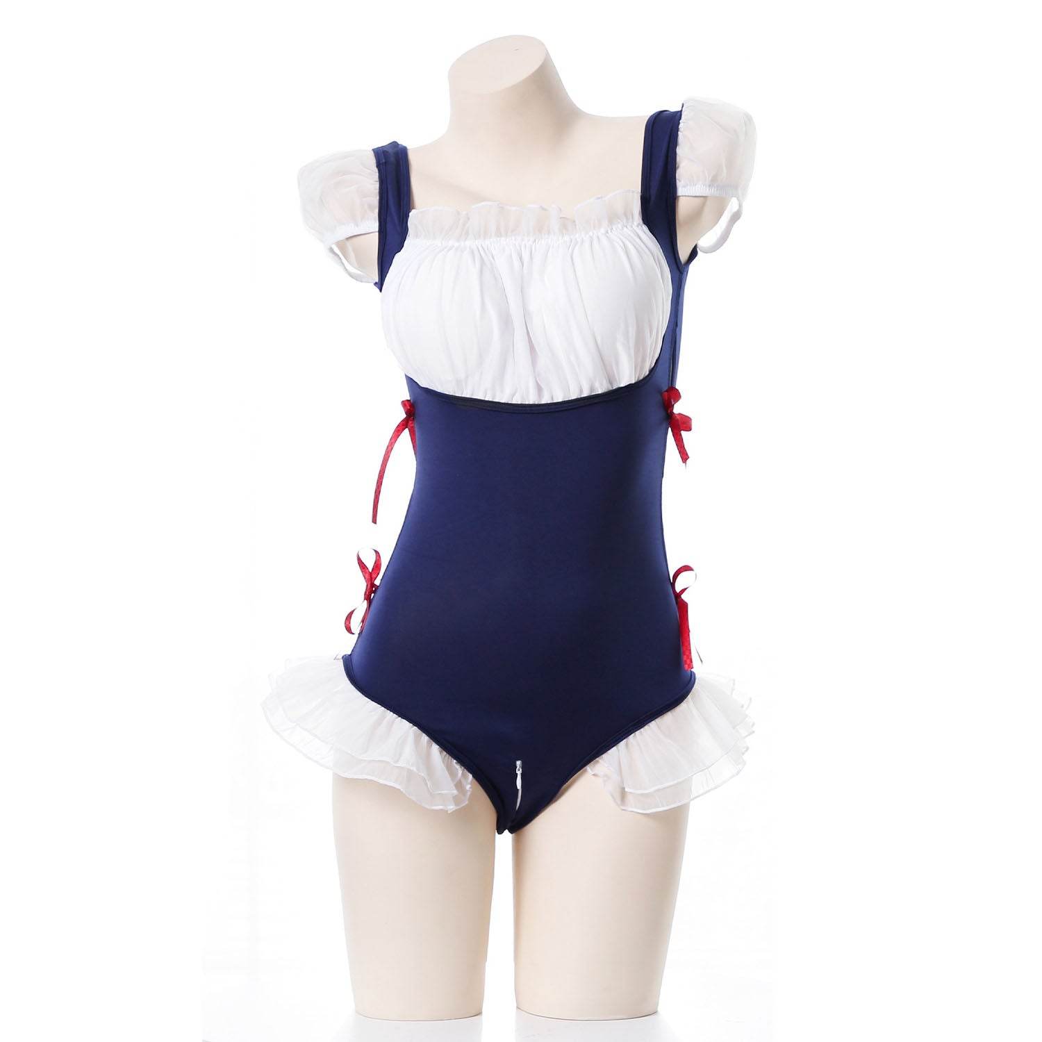 Lotus Leaf One-Piece Princess Maid Uniform Suit - Ecosfun