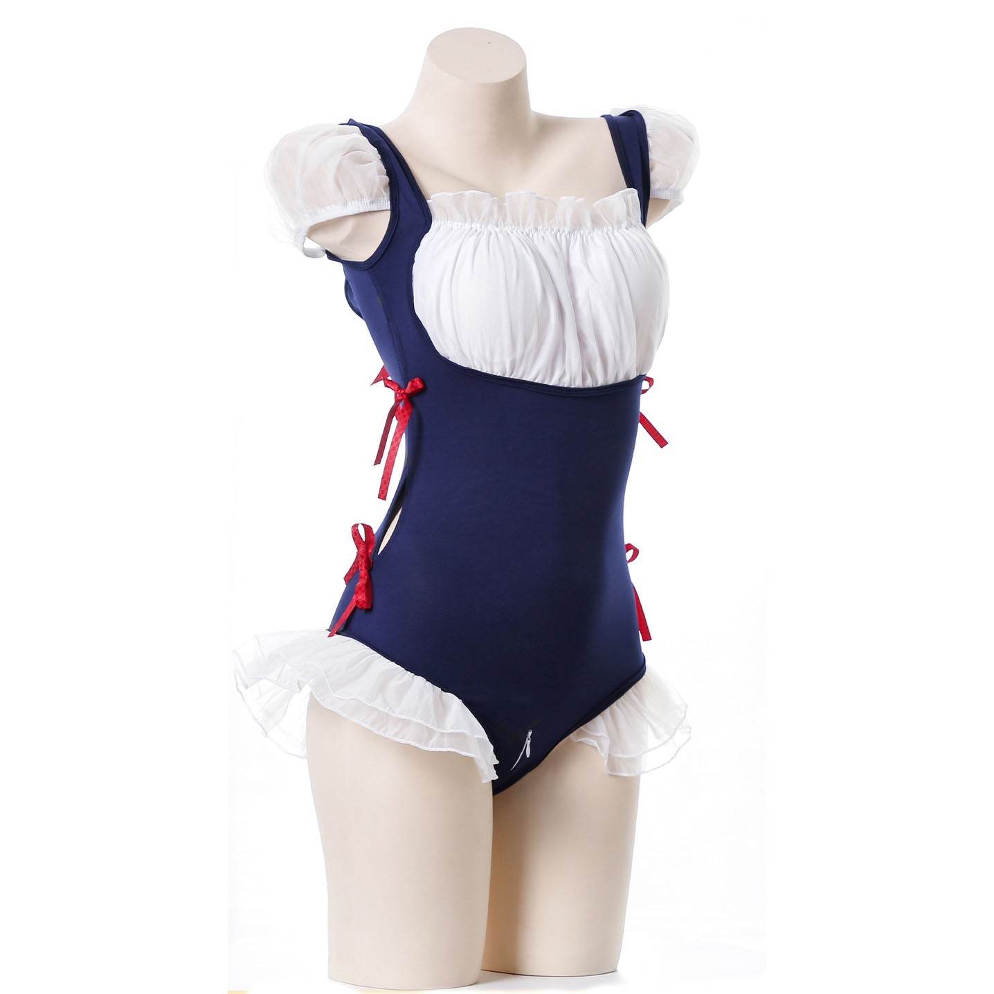 Lotus Leaf One-Piece Princess Maid Uniform Suit - Ecosfun