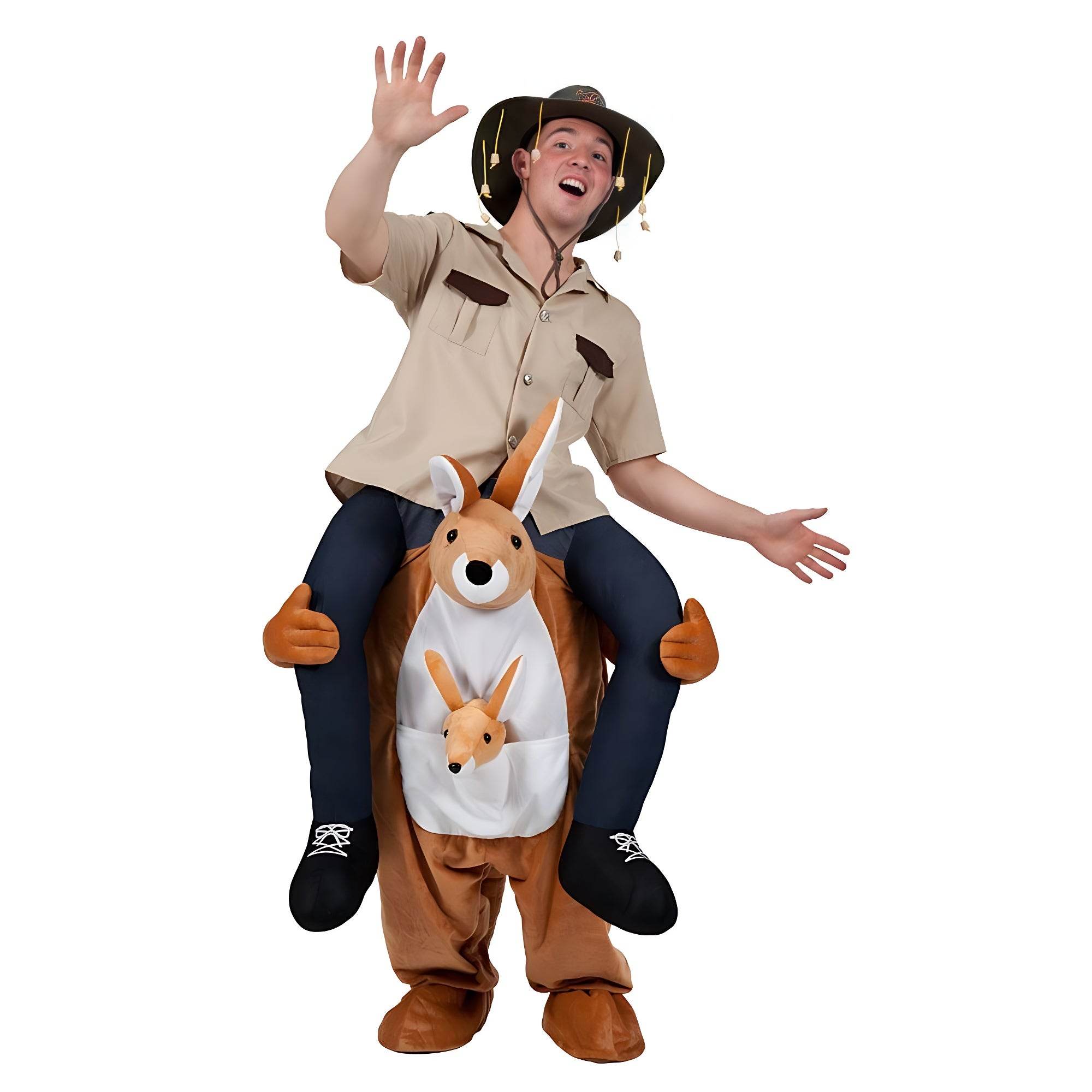 White Bear Pink Pig Rabbit Kangaroo Horse Funny Puppet Costumes - Ecosfun