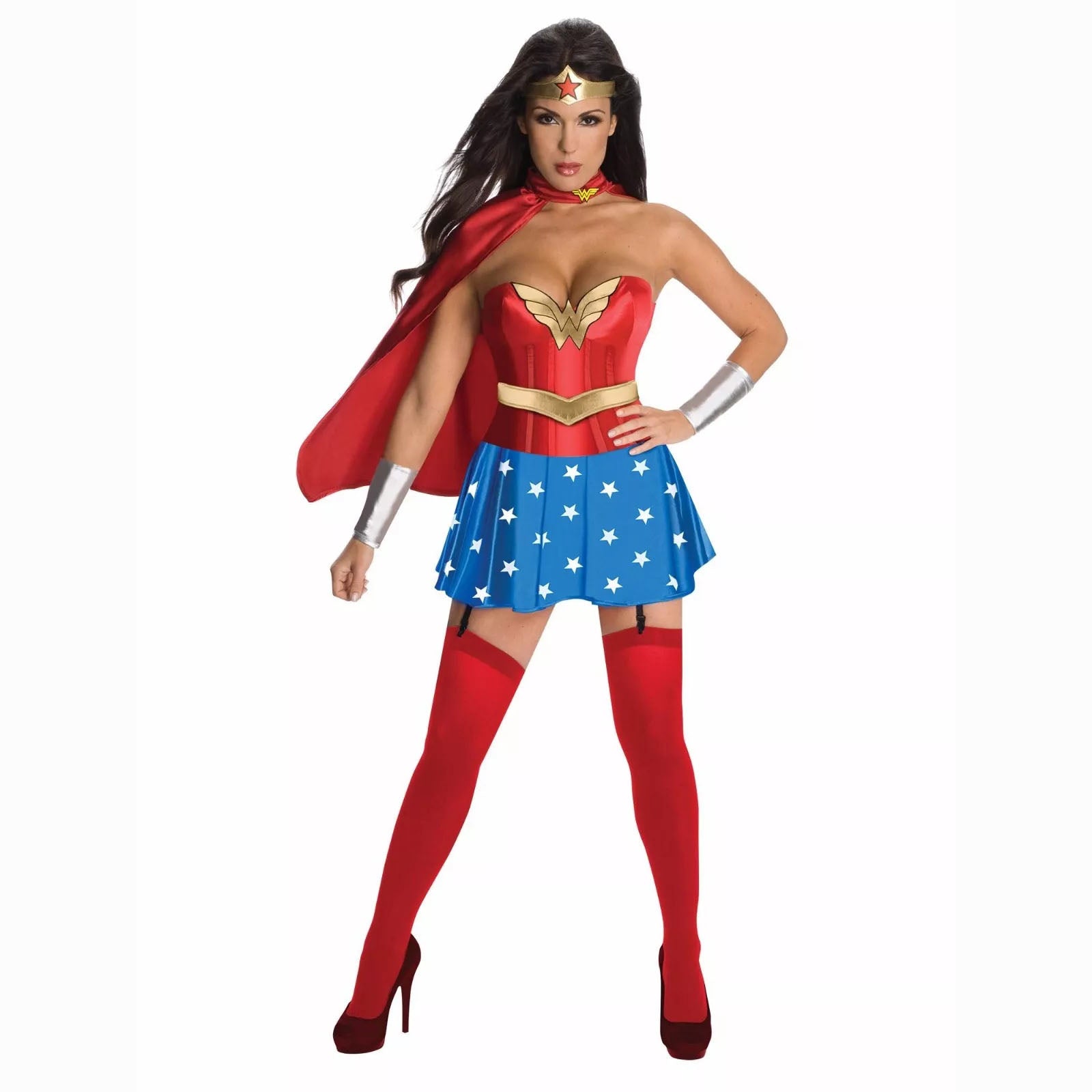 Wonder Woman Costume for Adults Full Set With Cape