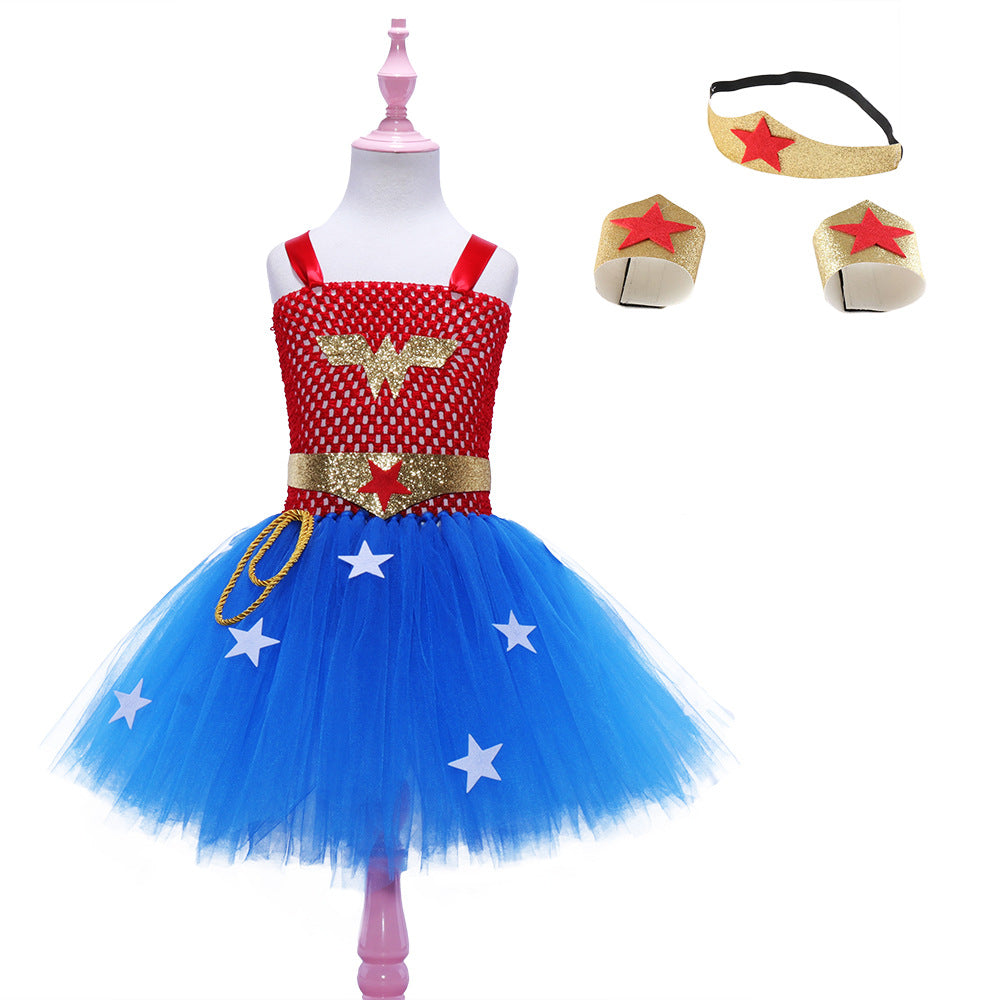 Wonder Woman costume super hero costume for girls