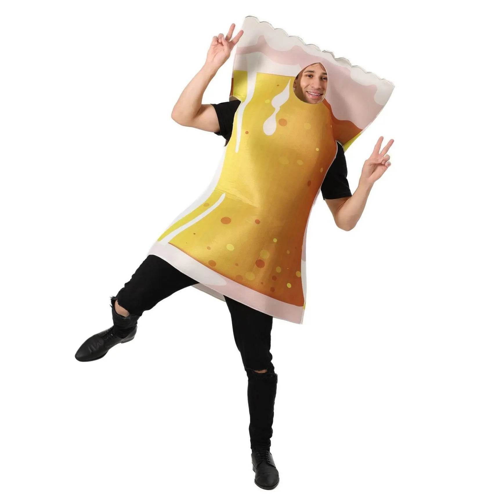 Beer mug Halloween Costume Outfits Party Carnival Cosplay - Ecosfun