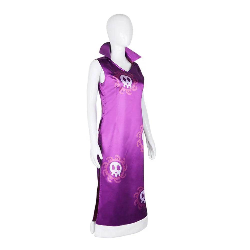 Boa Hancock Cosplay Costume One Piece Anime Outfits Halloween Carnival Dresses for Women - Ecosfun