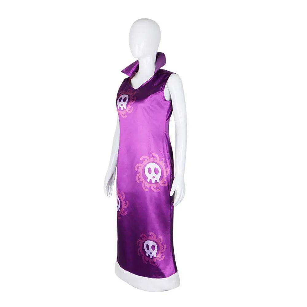 Boa Hancock Cosplay Costume One Piece Anime Outfits Halloween Carnival Dresses for Women - Ecosfun