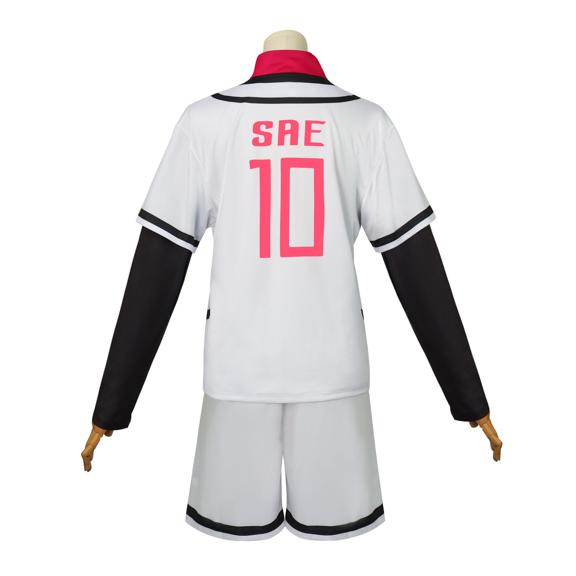 Disfraz de cosplay de Sae Itoshi de Blue Lock, conjunto de uniforme de fútbol anime