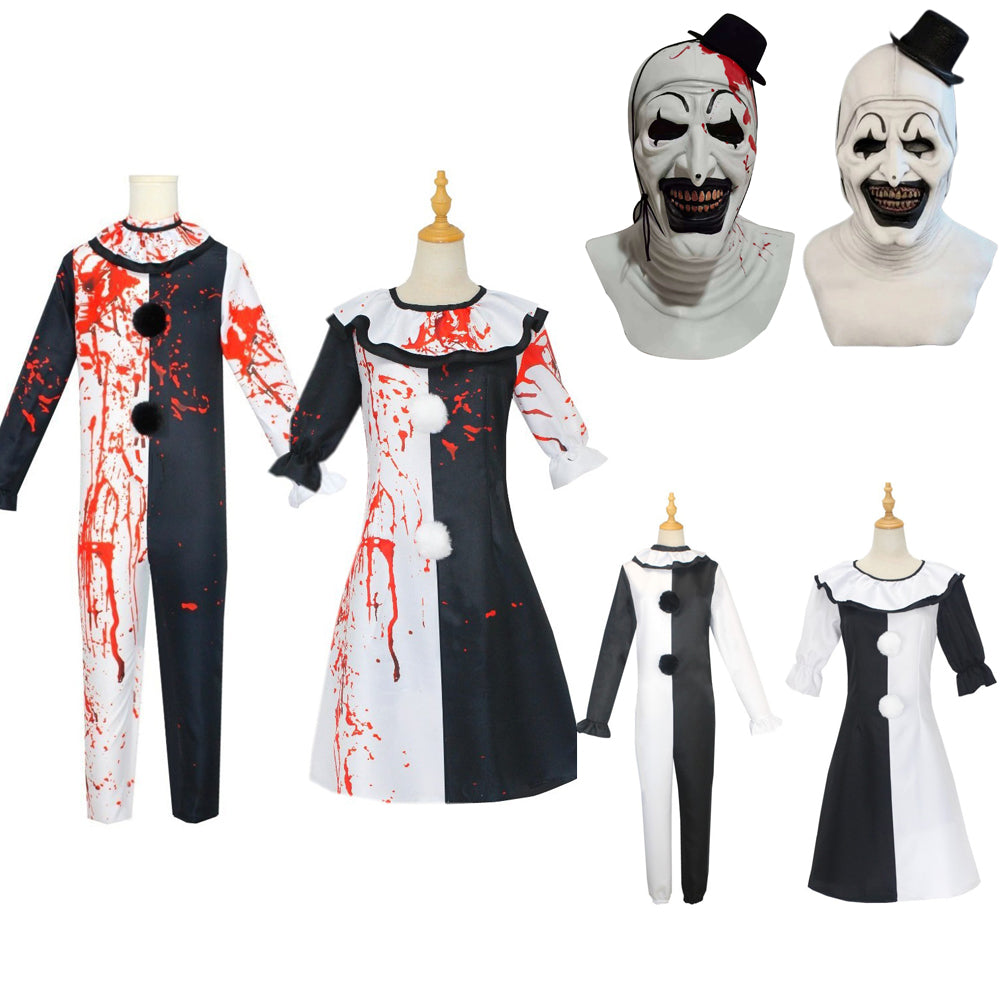 Disfraz de Cosplay de Payaso Joker Arte Terrifier 2 Mono para Halloween