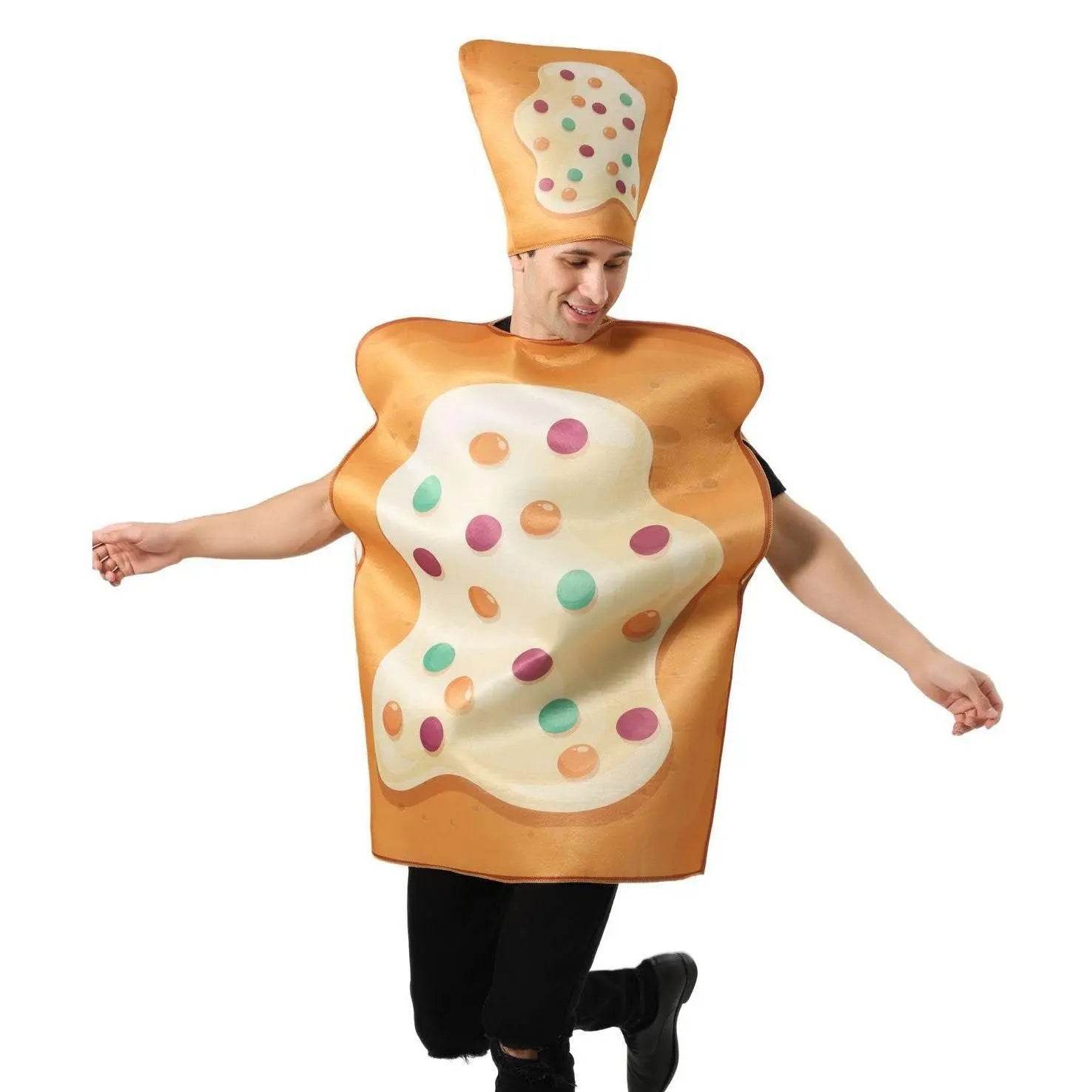 Food Egg bread Costume Halloween Outfits Party Carnival Cosplay - Ecosfun