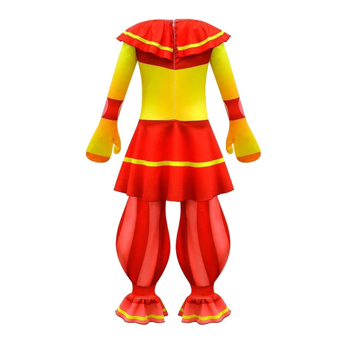 Halloween Clown Cosplay Costumes Jumpsuit Sun Moon Performance Romper For Kids - Ecosfun