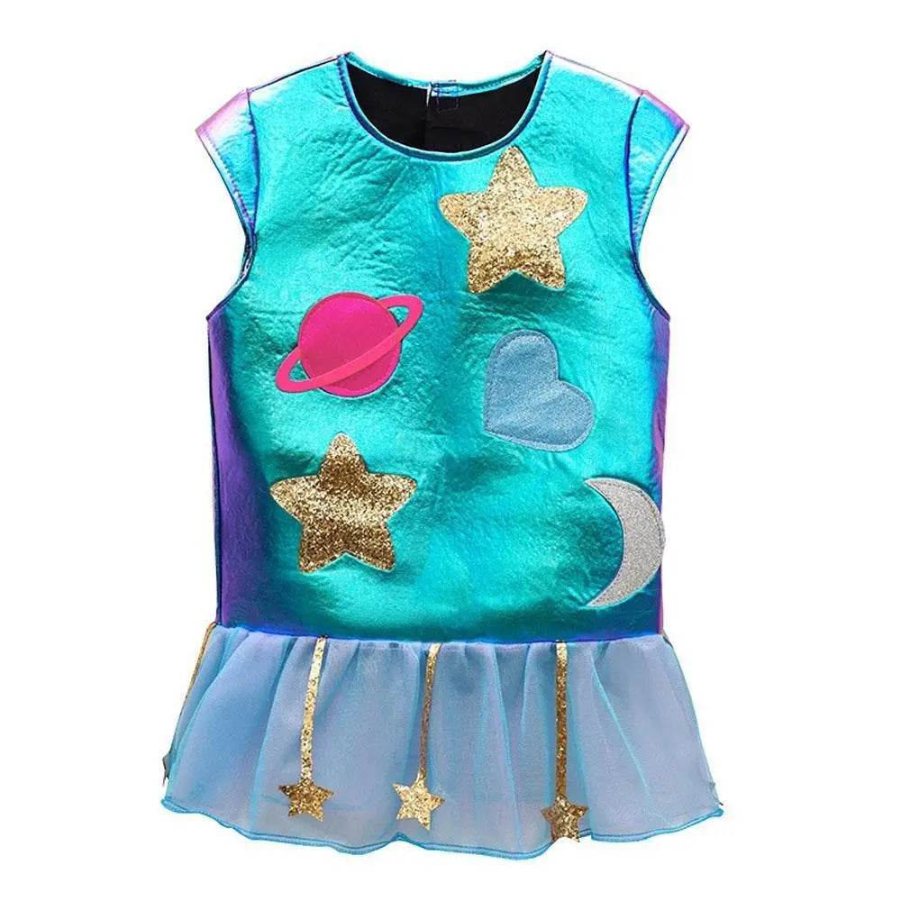 Kids Alien Spaceship Costume for Halloween School Parties and Performances - Ecosfun