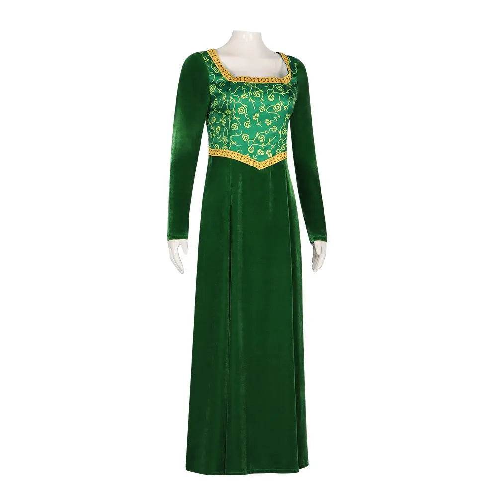 Shrek-Fiona Princess Dress Costume Outfits Cosplay Halloween Carnival Suit - Ecosfun