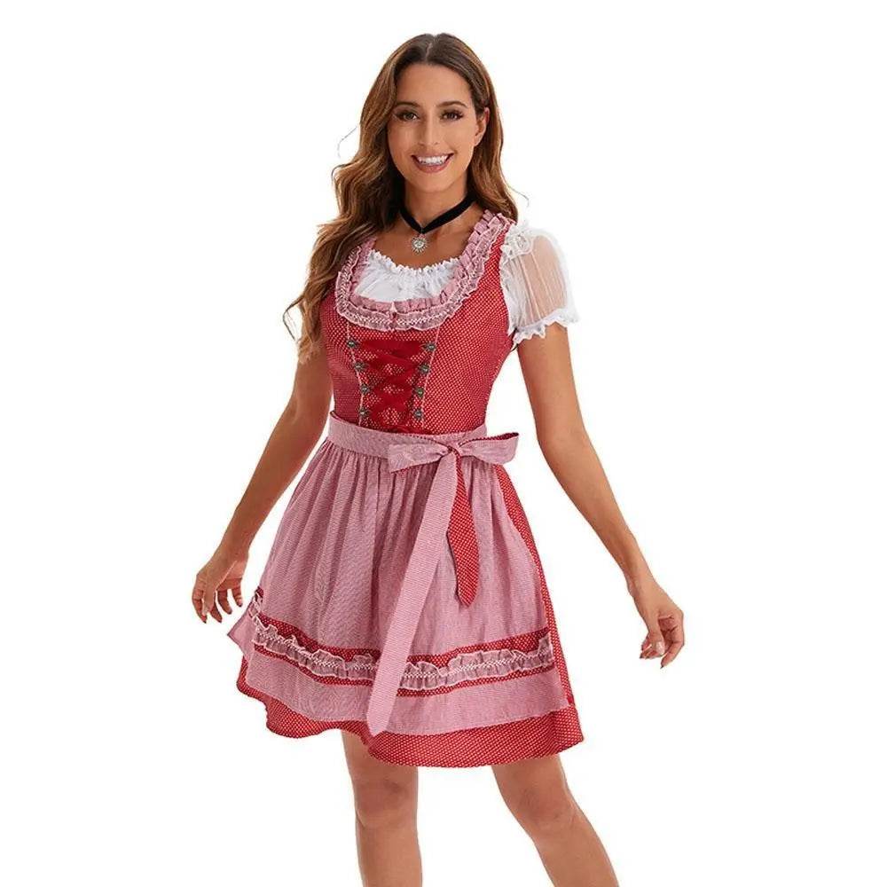 Women's Oktoberfest Munich Costume Festive Party Dress Outfit - Ecosfun
