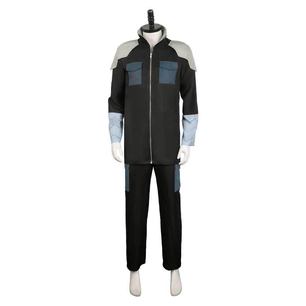 Kaiju No. 8 Soshiro Hoshina Black Team Uniform Cosplay Costume Male Role Play Outfit - Ecosfun