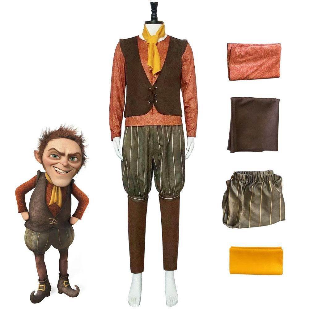 Shrek 4 Rumpelstiltskin king cosplay costume Halloween - Ecosfun