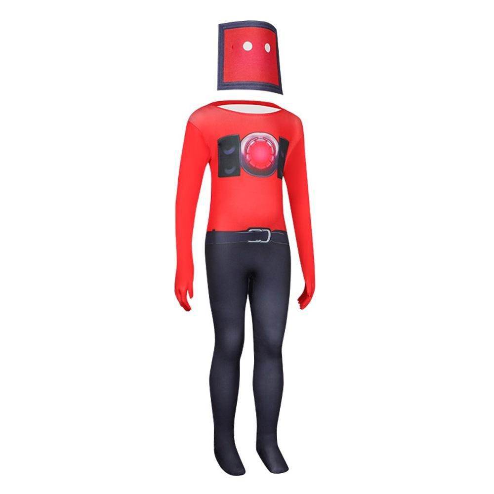 Skibidi Toilet Game Kids Cosplay Costume Jumpsuit Halloween Carnival Suit - Ecosfun